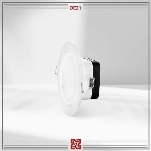 چراغ توکار 12 وات بدنه سفید قطر 12 دنیز DE22 آلتون رای اضطراری