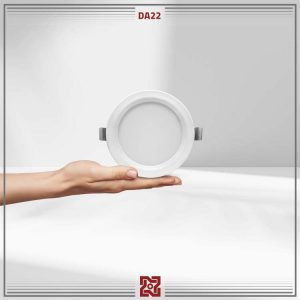 چراغ توکار 18 وات بدنه سفید قطر 13 دریا DA22 آلتون رای