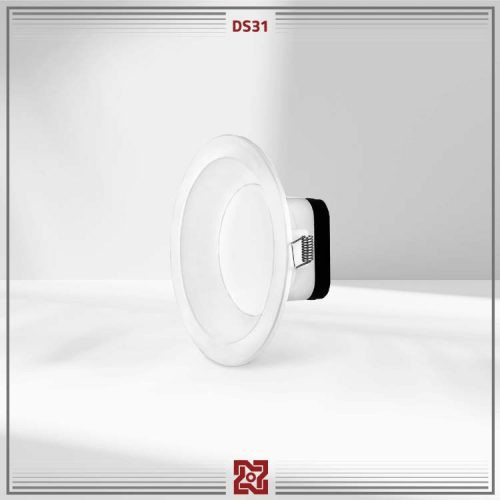 چراغ توکار 12 وات بدنه سفید قطر 15 دنیا DS31 آلتون رای