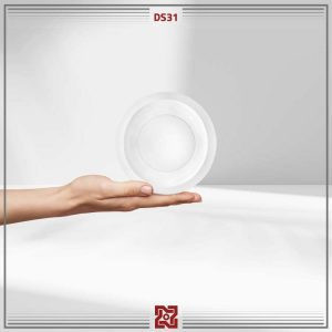 چراغ توکار 12 وات بدنه سفید قطر 15 دنیا DS31 آلتون رای