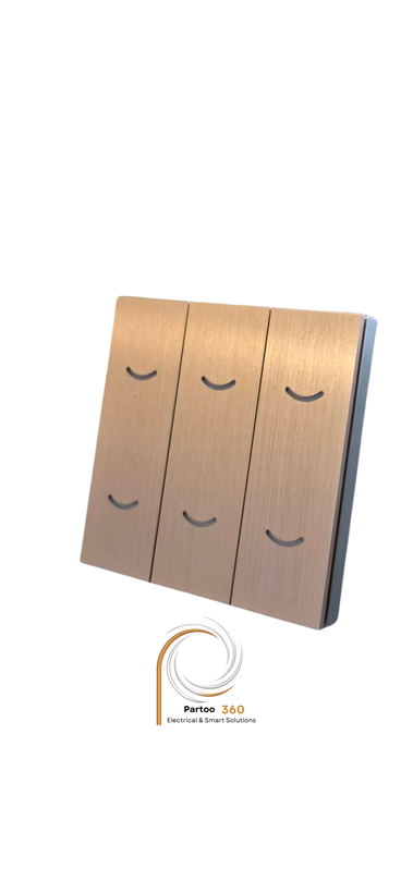 کلید هوشمند 6Zigbee پل زیگبی 4 پل روشنایی 2 پل سناریو Duomei رویه فلز