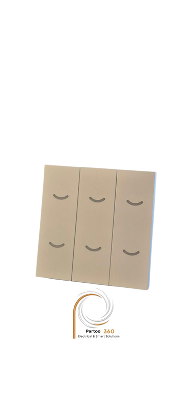 کلید هوشمند 6Zigbee پل زیگبی 4 پل روشنایی - 2پل سناریو Duomei رویه پلاستیک
