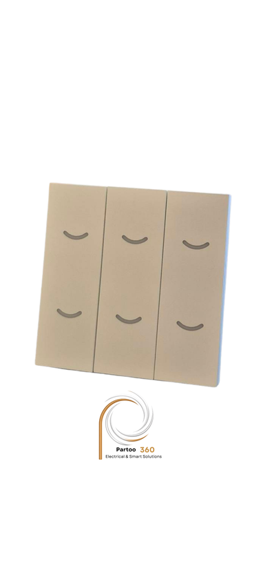 کلید هوشمند 6Zigbee پل زیگبی 4 پل روشنایی - 2پل سناریو Duomei رویه پلاستیک
