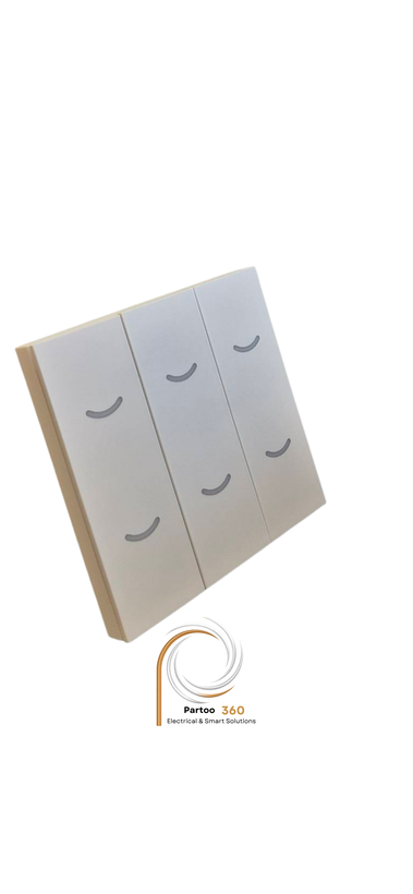 کلید هوشمند 6Zigbee پل زیگبی 4 پل روشنایی - 2پل سناریو Duomei رویه پلاستیک