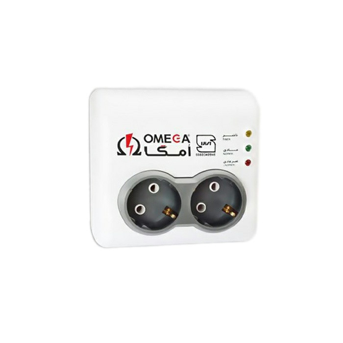 محافظ برق امگا مدل P2000 ۲ خانه ارت دار