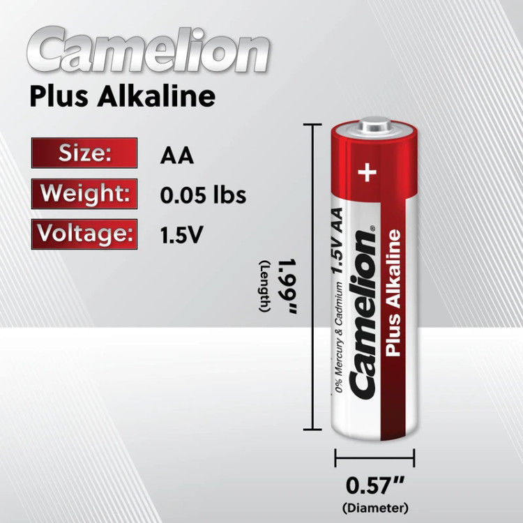 باتری قلمی کملیون مدل Plus Alkaline بسته ۴ عددی