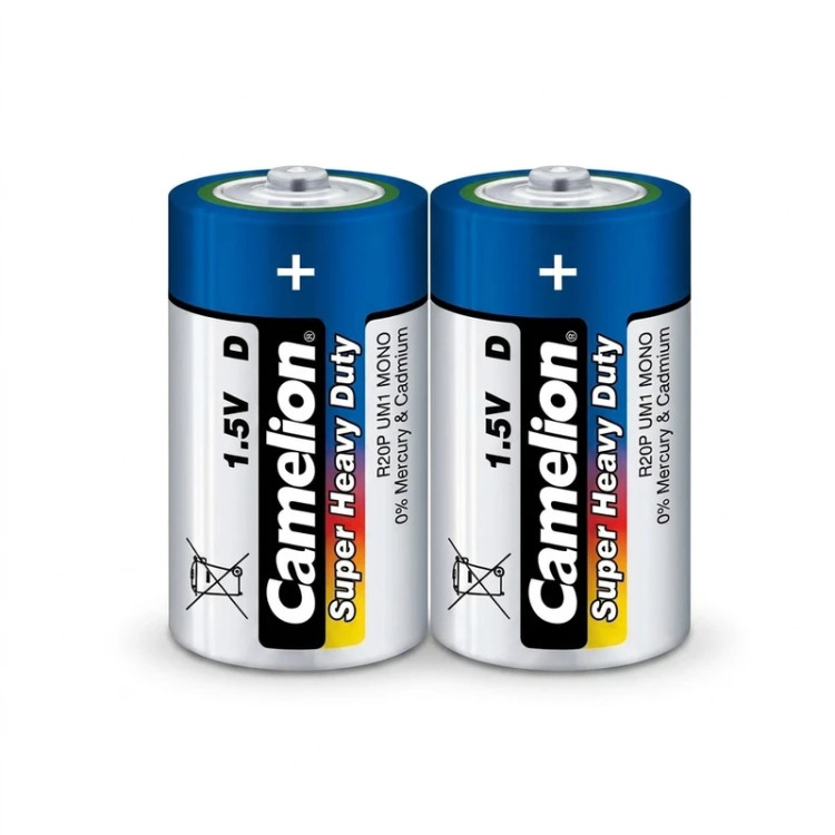 باتری بزرگ D کملیون مدل Super Heavy Duty بسته 2 عددی